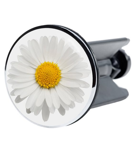 Bild von Sanilo Waschbeckenstöpsel Daisy, Ø 4.0 cm, hochwertig, universell, mit Motiv, 100% wasserdicht