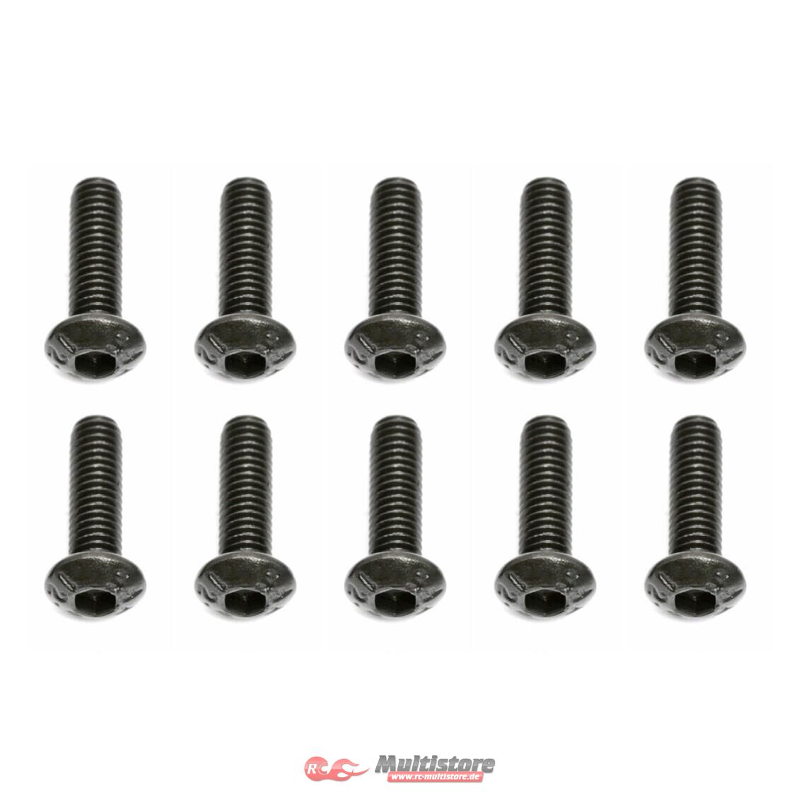 Bild von Team Associated Screws, 3x10 mm BHCS / AE25211
