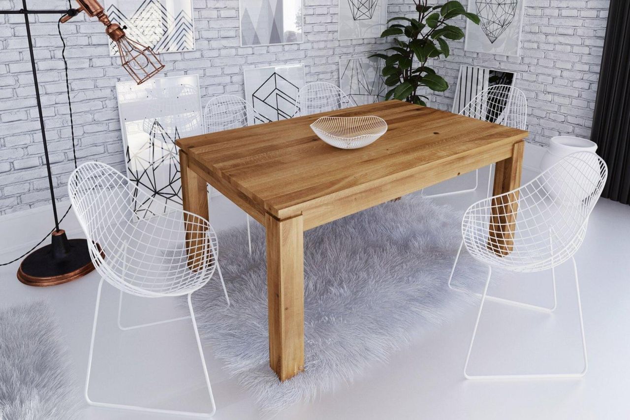 Bild von Esstisch Tisch Massivholztisch MAISON Buche massiv 120x100 cm