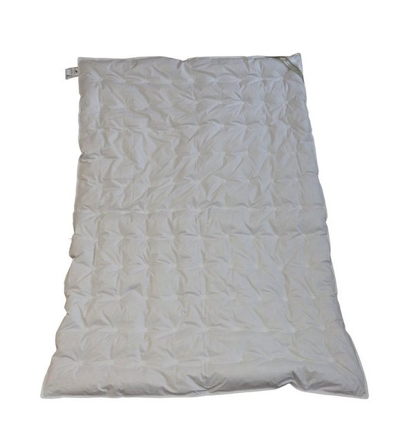 Bild von Betten Hofmann Sommerbettdecke Betten Hofmann Sommerdecke Daunendecke Punktstepp Bettdecke 135x200, Füllung: 400g neue halbweiße franz. Landdaunen, Klasse 1 (100% Daunen)