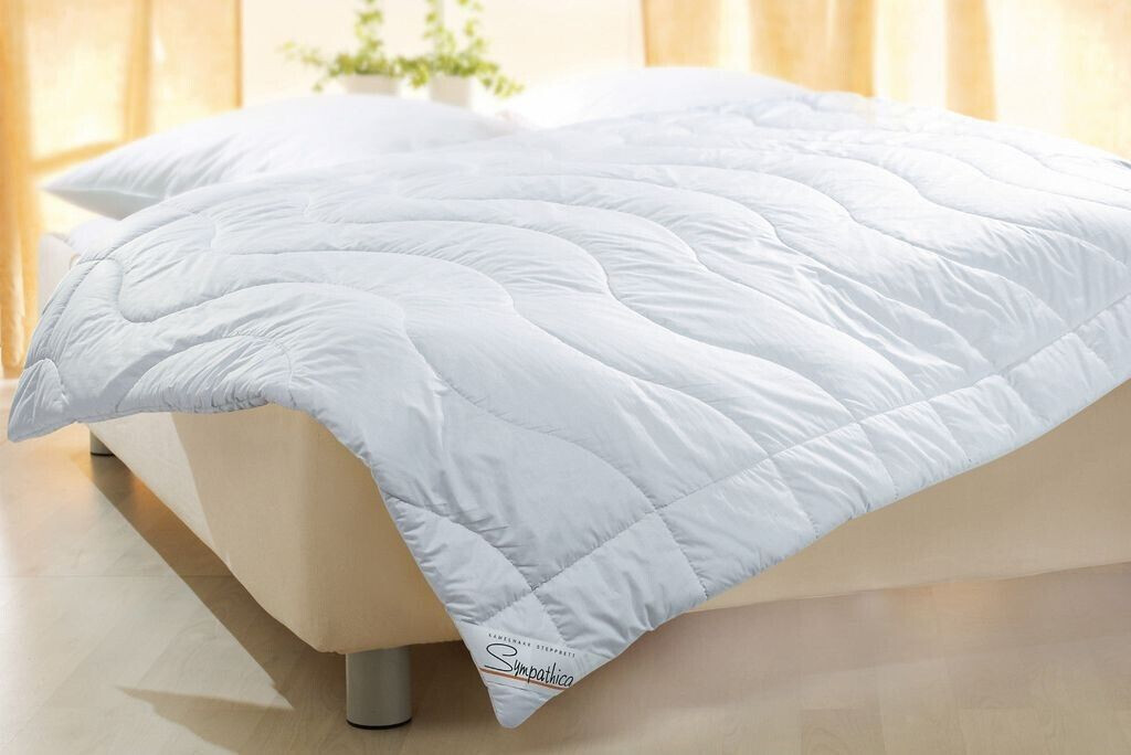 Bild von Sympathica Naturhaarbettdecke Edles Kamelhaar Duo Steppbett 155x220 cm 100% Kamelhaar Winterdecke, Füllung: 100% Kamelhaar