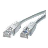 Bild von 0.50m Digitus Cat. 5e Patchkabel F/UTP RJ45 Stecker auf RJ45 Stecker Grau Twisted Pair