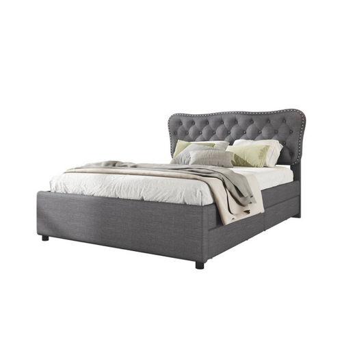 Bild von REDOM Polsterbett Stauraumbett 140x200 cm – Stilvoller Schlafkomfort mit Stauraum
