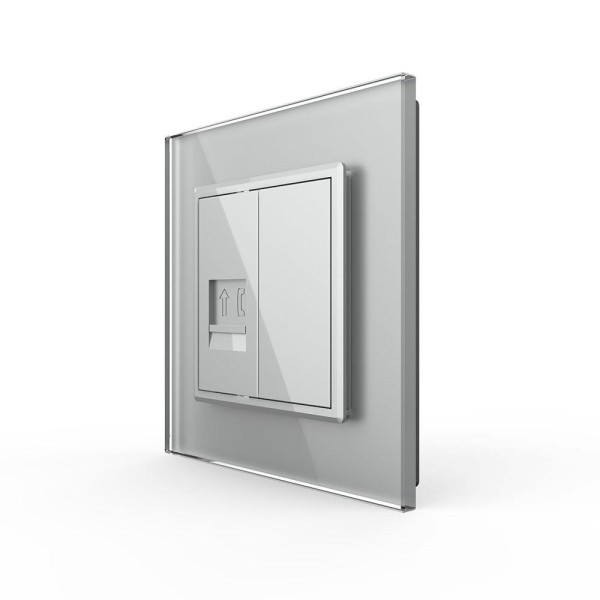 Bild von Telefondose RJ11 VL-C7-1T/SR-15 Grau LIVOLO