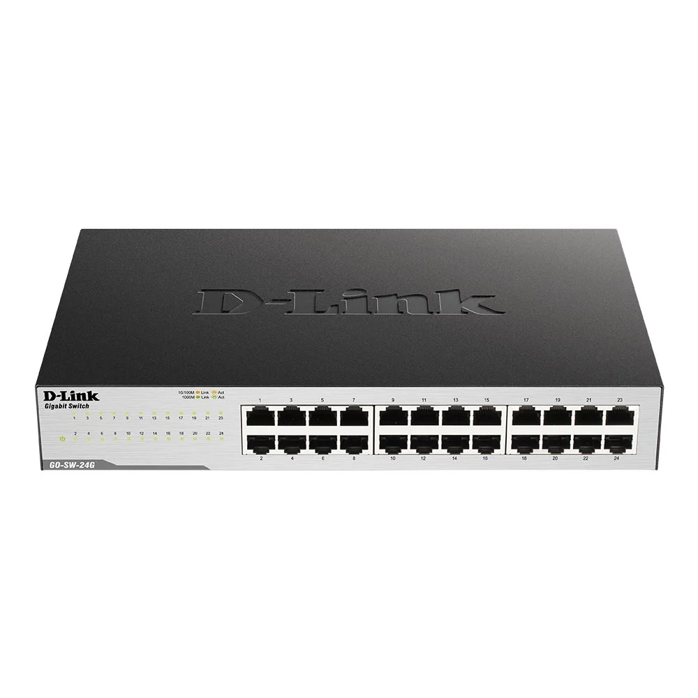 Bild von D-Link GO-SW-24G - Switch - unmanaged - 24 x 10/100/1000 - Desktop