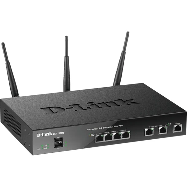 Bild von D-Link DSR-1000AC: WLAN-N Business Router, Router, Schwarz