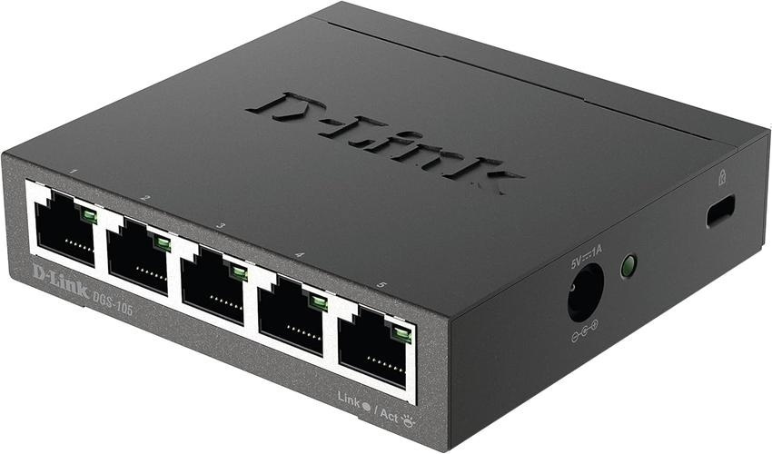 Bild von D-Link DMS-106XT Unmanaged Switch [5x 2.5 Gbit/s Ethernet, 1x 10 Gbit/s Ethernet]