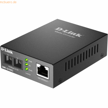 Bild von D-Link DMC G10SC - Medienkonverter - 1GbE - 10Base-T, 1000Base-LX, 100Base-TX, 1000Base-T - RJ-45 / SC Single-Modus - bis zu 10 km - 1310 nm (DMC-G10SC/E)