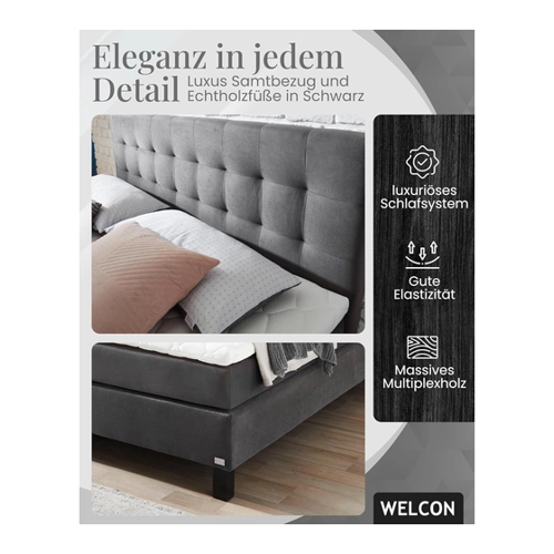 Bild von WELCON Boxspringbett ROCKSTAR Limited Edition II