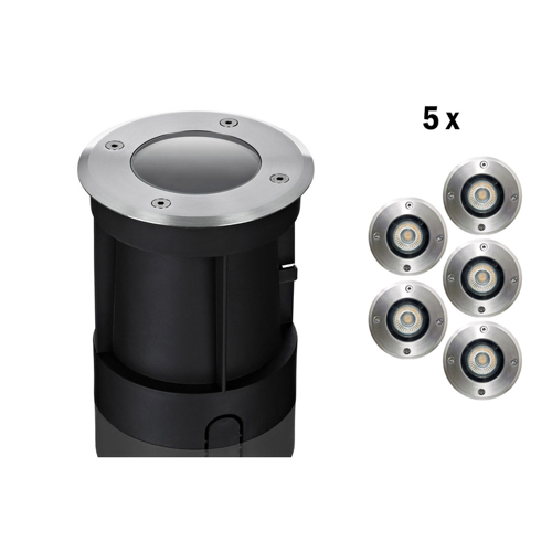 Bild von Kanlux 5er Boden LED Einbaustrahler Set - Effiziente und flexible Beleuchtungslösung