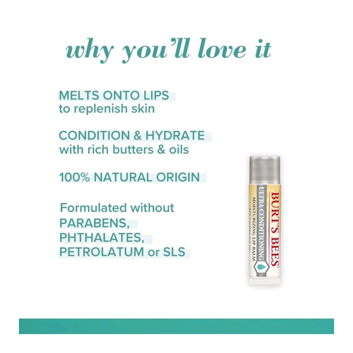 Bild von Burt's Bees Hydrating Lip Balm Coconut & Pear - 4.25 g