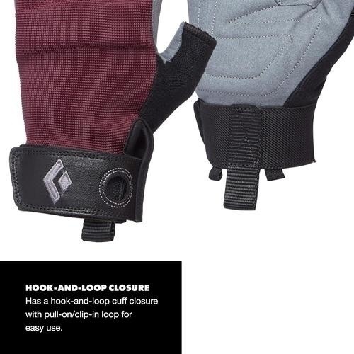 Bild von Crag Half-Finger Gloves Women rot S - bordeaux