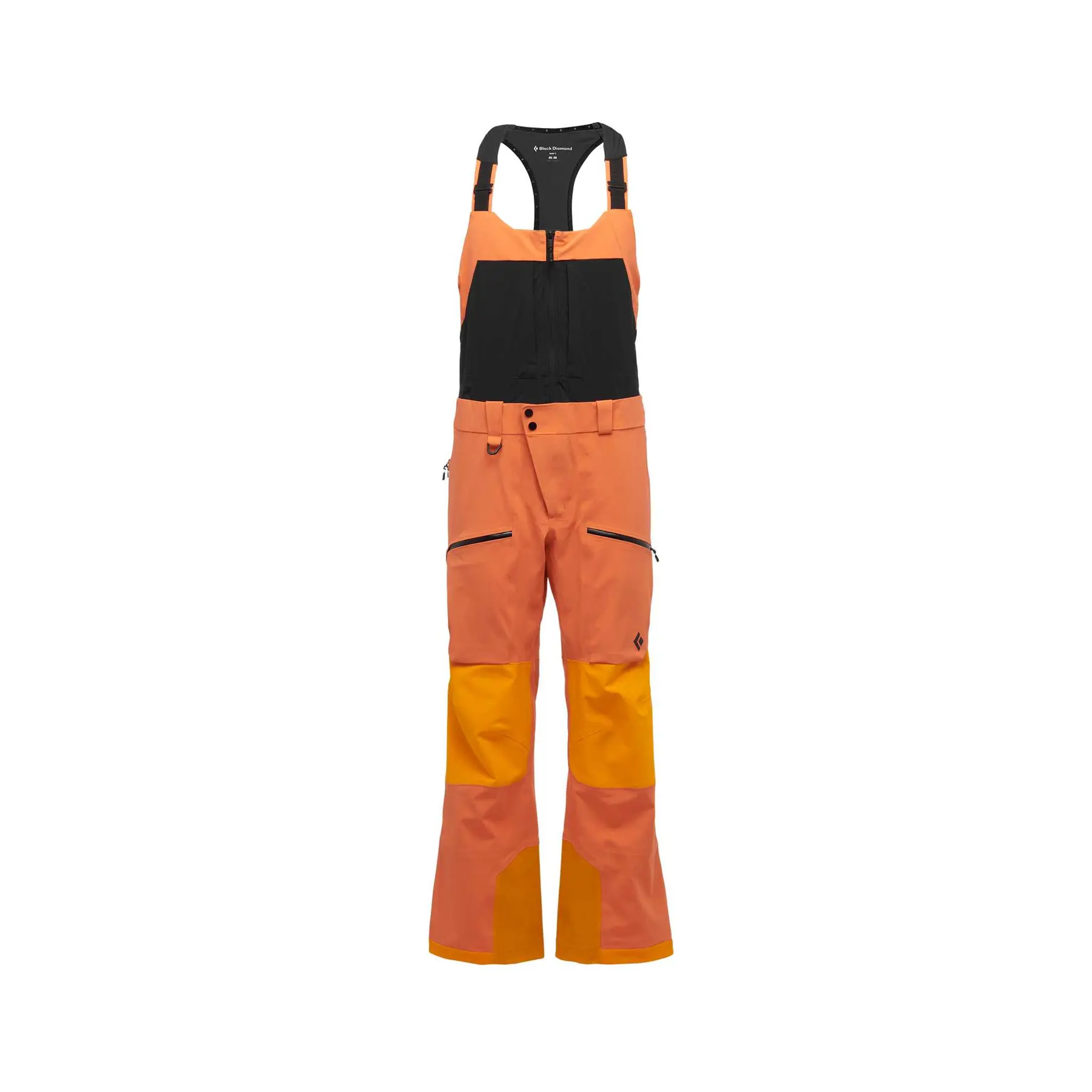 Bild von M Recon Stretch Pro Bibs, BD Orange-Flame Orange, XL, Men, Men's Outerwear Bottoms, Black Diamond
