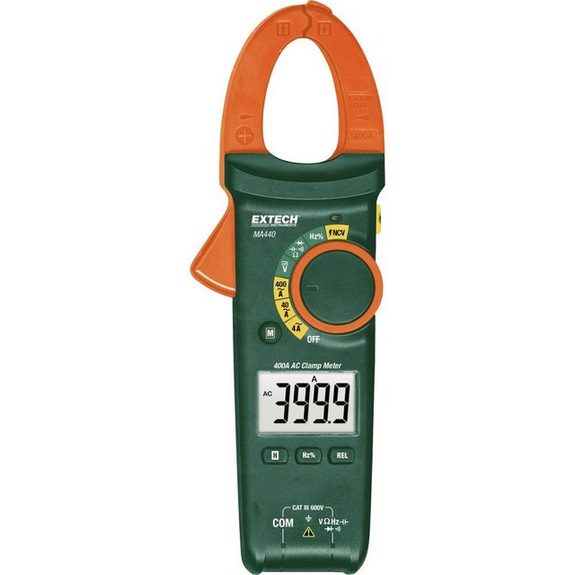 Bild von Extech MA440 Stromzange mit NCV-Detektor und Echteffektivwertmessung, 400 A, AC, grün