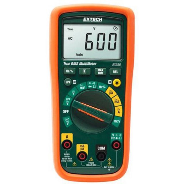 Bild von Extech EX350 Hand-Multimeter digital CAT III 600 V Anzeige (Counts): 4000 (EX350)