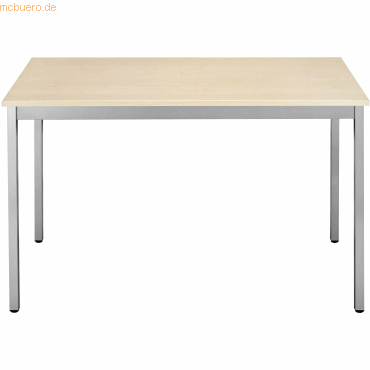 Bild von Bisley, Schreibtisch, Mehrzwecktisch rechteckig Gestell aus Stahl 30 x 30 mm H 740 x B 1200...