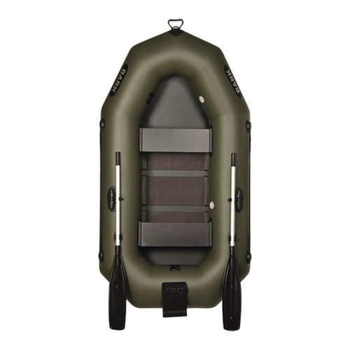Bild von BARK Boote Schlauchboot (2,1m - 3m) für 1-3 Personen mit Heckspiegel für Elektromotor, (Komplettset mit Alu-Paddel, Packtasche, Fußpumpe und Reparaturset), mit Heckspiegel für Elektro-Außenborder