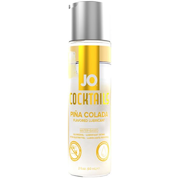 Bild von System Jo Gleitgel H2O Cocktails - Pina Colada, aromatisiertes Gleitgel, Flasche mit 60ml, 1-tlg., zuckerfreies Gleitgel mit Cocktail-Geschmack