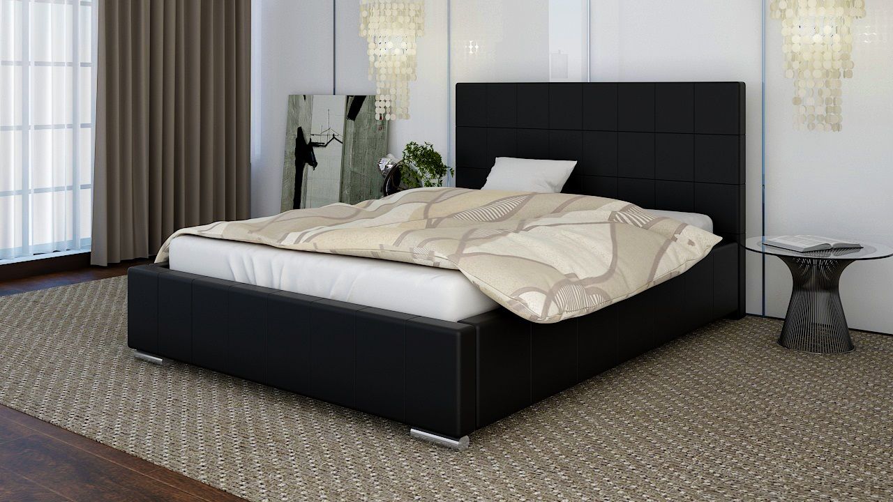 Bild von Polsterbett Bett Doppelbett GIORGIO XL 140x200cm inkl.Bettkasten