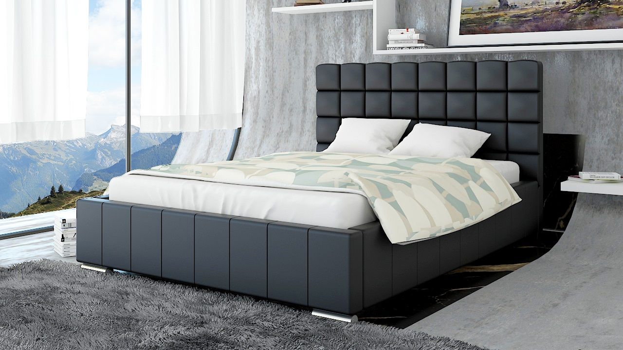 Bild von Polsterbett Bett Doppelbett MATTEO XS 140x200cm inkl.Lattenrost