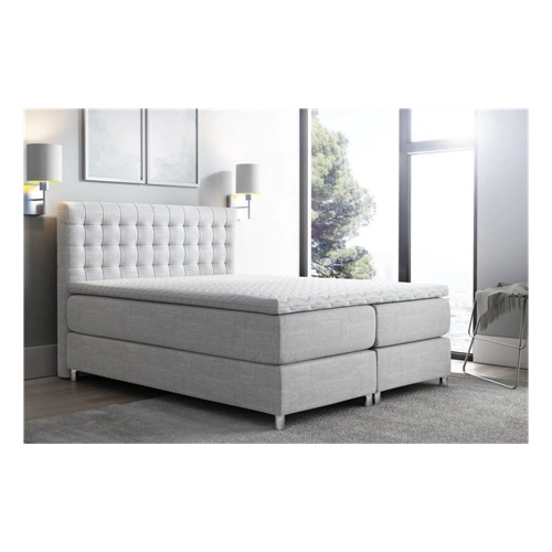Bild von Fun Möbel Boxbett Schlafzimmerbett BAROS in Stoff