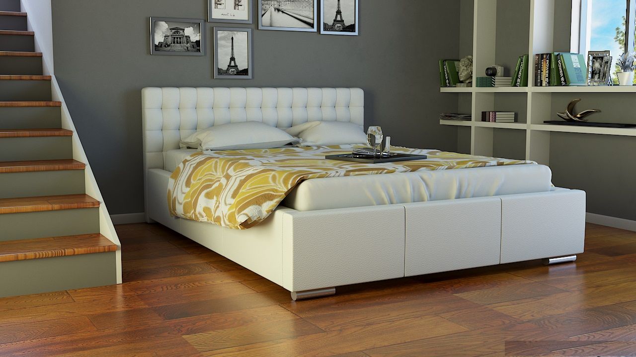 Bild von Polsterbett Bett Doppelbett DAMASO XS 180x200cm inkl.Lattenrost