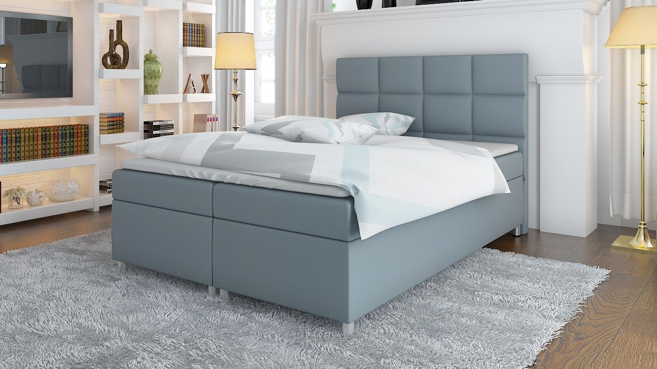 Bild von Boxspringbett Schlafzimmerbett TONIO 140x200cm inkl.Bettkasten