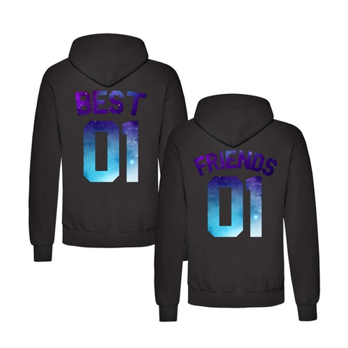 Bild von Stylischer Kapuzenpullover für beste Freunde