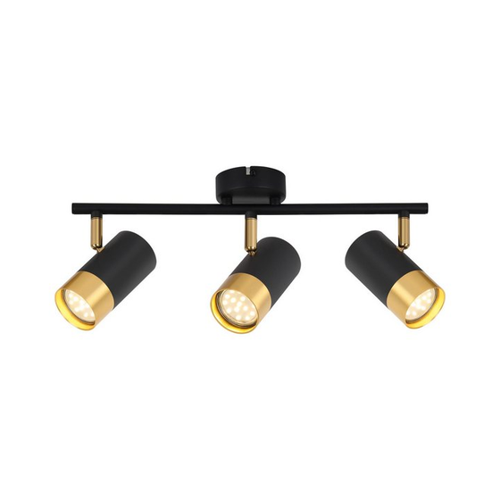 Bild von Nettlife Deckenstrahler GU10 Flurlampe Schwarzgold