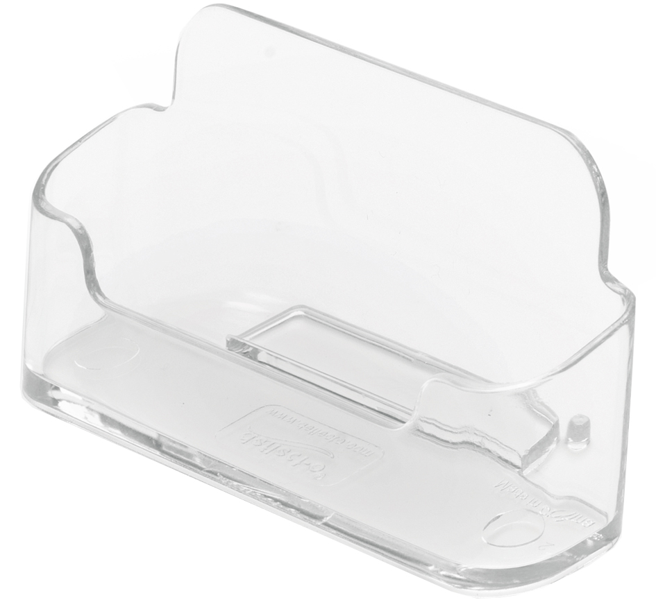 Bild von Deflecto Visitenkartenständer 96x35x45mm glasklar Hartplastik 1 Fach