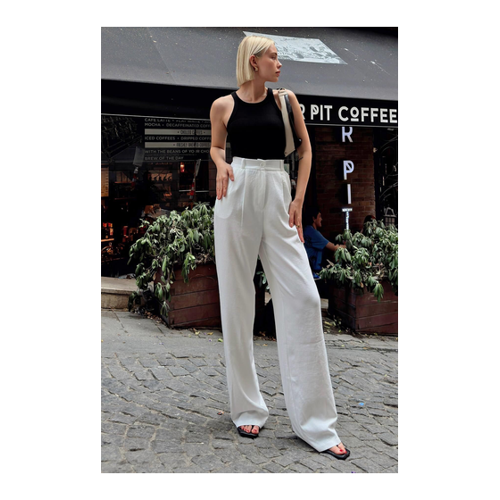 Bild von Swist Palazzo-Hose aus Leinen – Komfort und Stil vereint