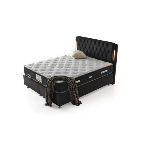 Bild von alesvelt Boxspringbett BAHAMA Set: Komfort trifft auf modernes Design