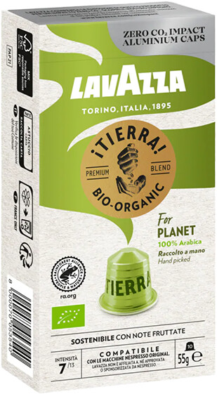 Bild von Lavazza Espresso Tierra For Planet Bio-Organic 10 Kapseln Nespresso® kompatibel