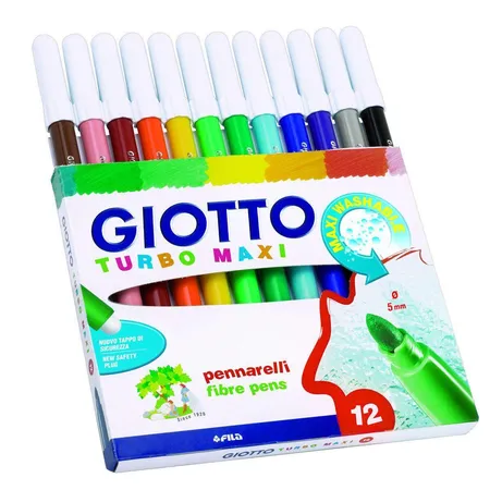 Bild von Lyra 454000 Giotto Turbo Maxi Fasermaler, 12 Stück