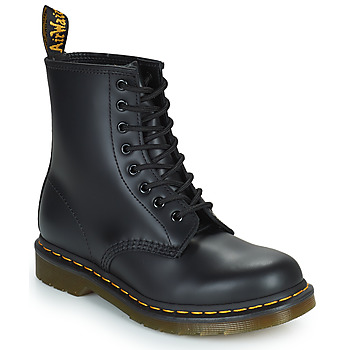 Bild von Dr. Martens Damen 1460 Bootsschuhe, Schwarz Black Smooth, 42 EU