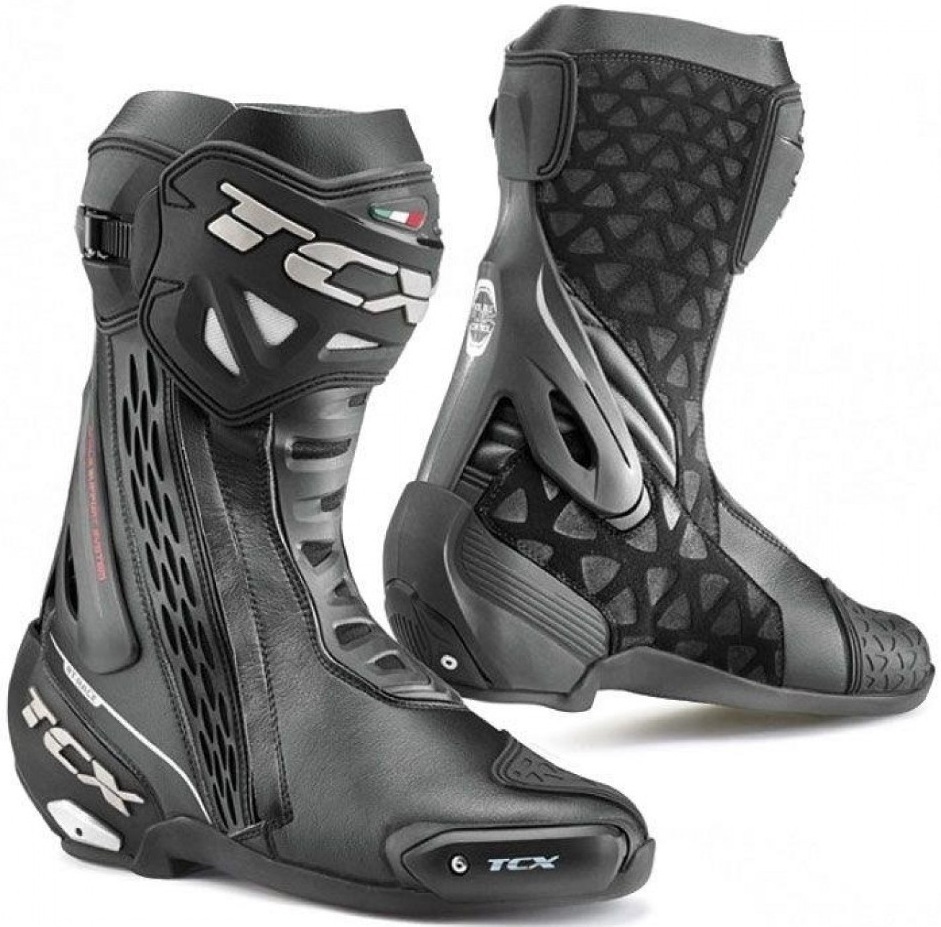 Bild von TCX RT-Race Motorradstiefel, schwarz, Größe 42 für Männer