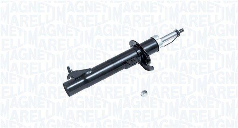 Bild von MAGNETI MARELLI 351370070100 Stoßdämpfer Federbein, Stossdämpfer Vorderachse rechts Gasdruck Zweirohr Federbein oben Stift FORD: FIESTA 5