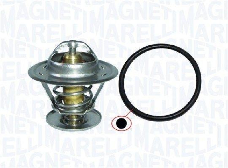 Bild von MAGNETI MARELLI Kühlwasserthermostat Öffnungstemperatur: 87°C 352317101260 Thermostat,Thermostat, Kühlmittel VW,AUDI,SEAT,Golf IV Schrägheck (1J1)