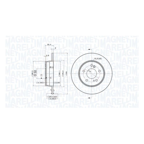 Bild von MAGNETI MARELLI Bremsscheibe - Performance und Qualität vereint