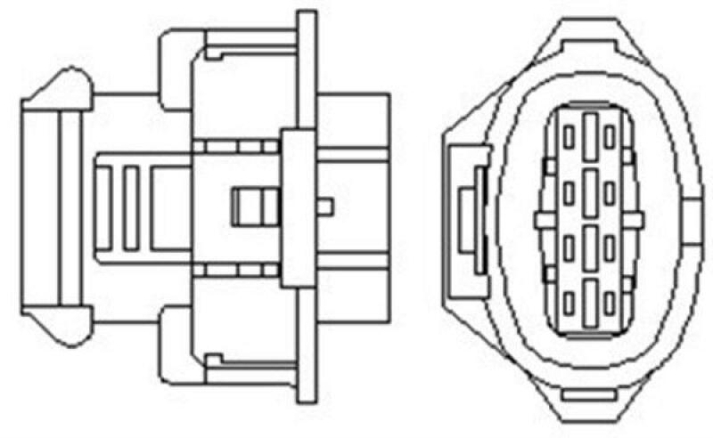 Bild von MAGNETI MARELLI 466016355003 Lambdasonde Regelsonde, Lambda Sensor beheizt 4 OPEL: Astra H Hatchback, Tigra Twintop, Corsa D Hatchback
