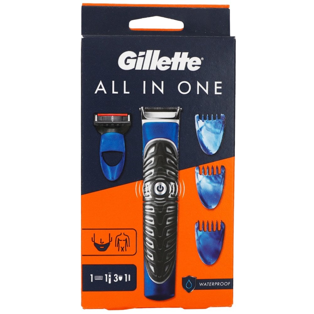 Bild von Gillette Fusion 5 Styler Rasierer Herren, Barttrimmer plus Rasierklinge plus 3 Kammaufsätze, Geschenk für Männer
