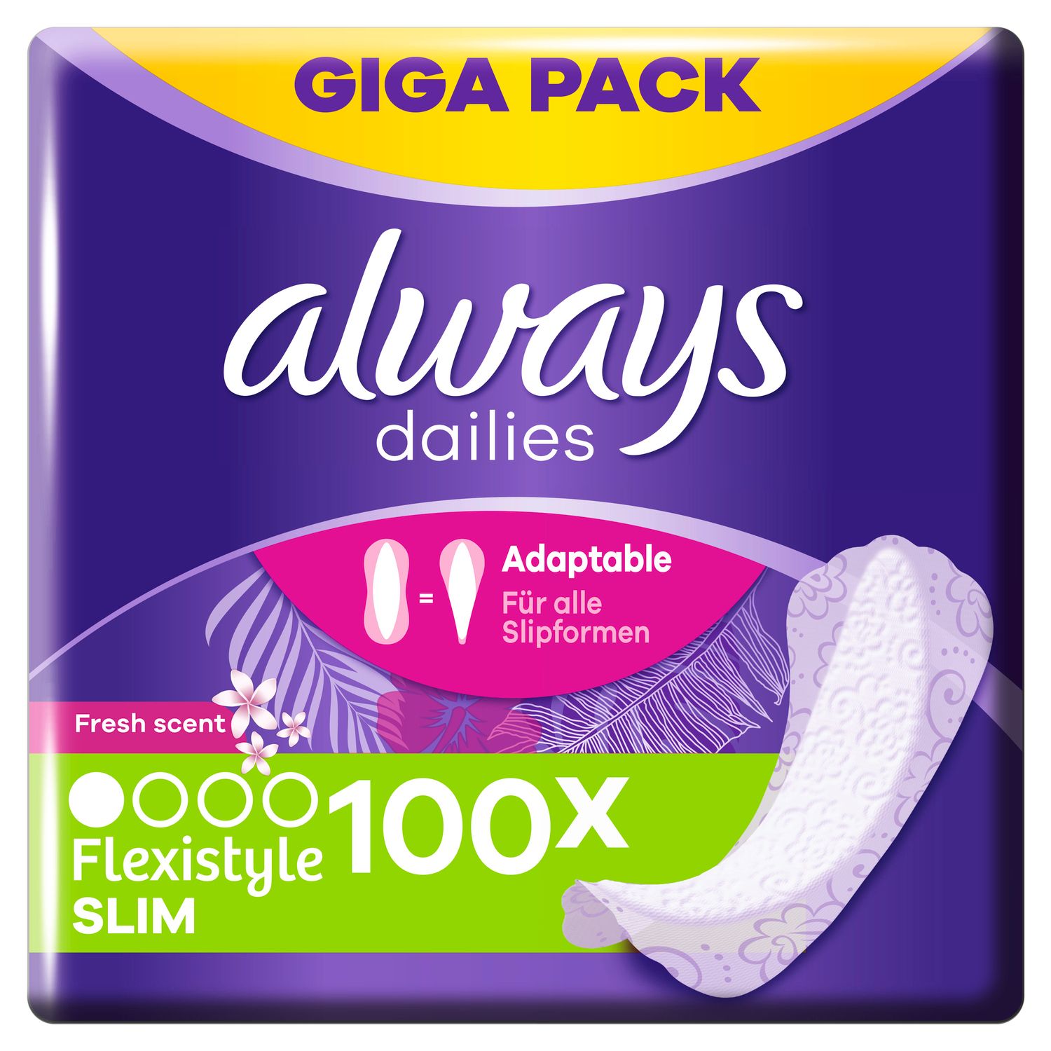 Bild von always - Gigapack Slipeinlage "Slim Multiform Fresh"