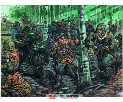 Bild von Italeri Modellbausatz 510006068 - Modellbausatz,1:72 WW2 - Deutsche Elitetruppen (SS)