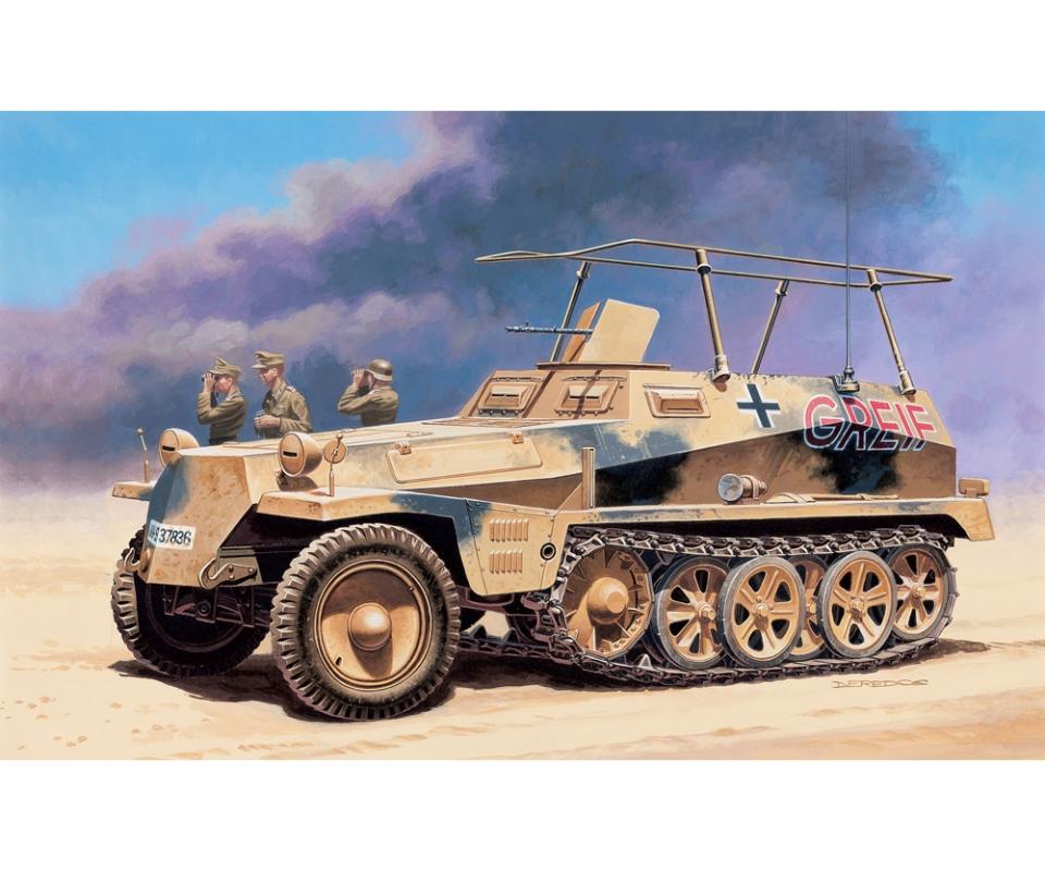 Bild von Italeri Modellbausatz Italeri 1:72 Sd. Kfz 250/3 Plastik Modellbau