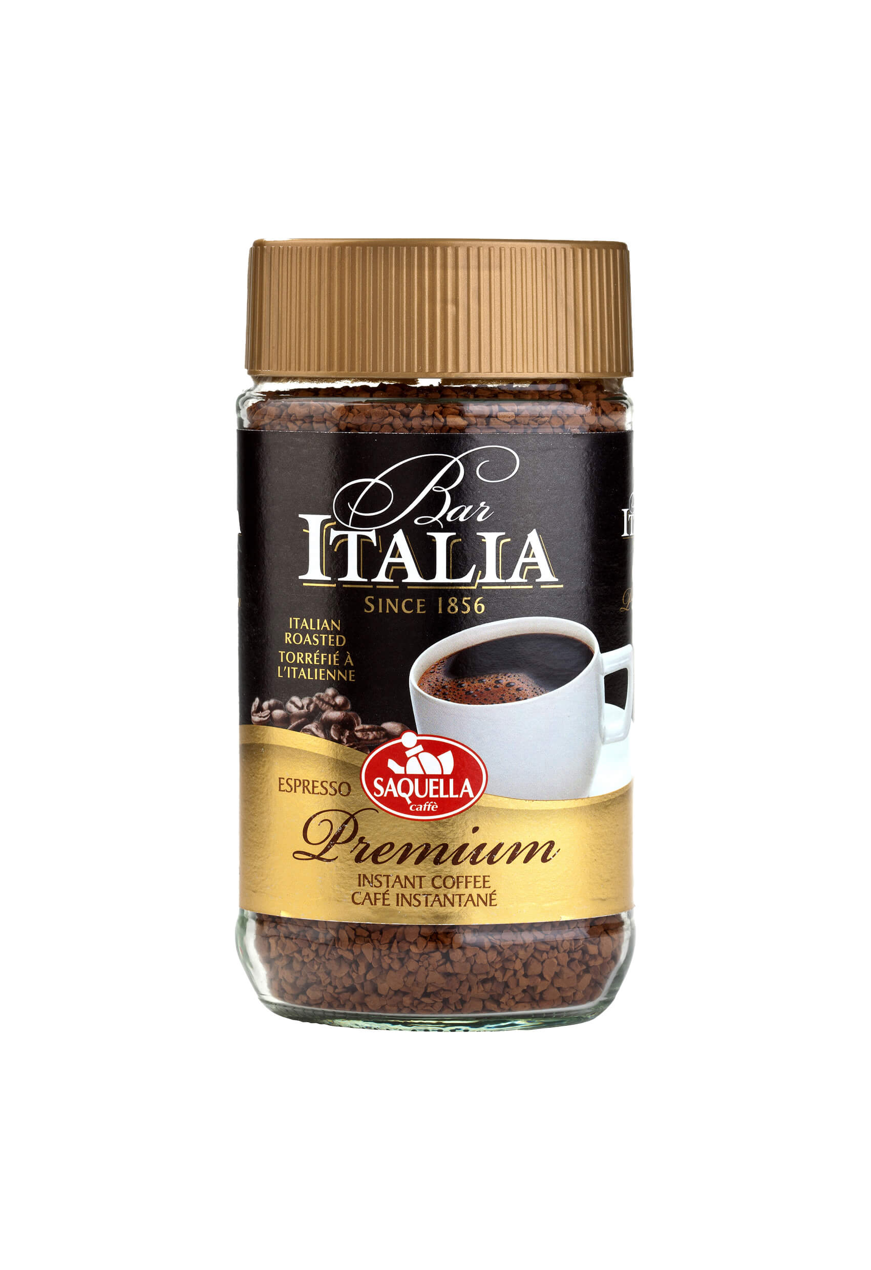 Bild von Saquella Bar Italia Espresso Premium Instant Kaffee 100g