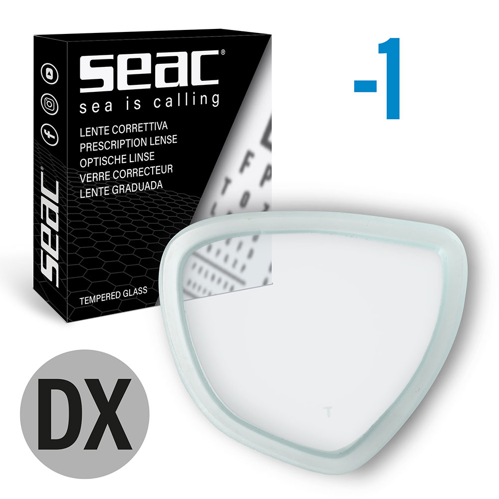 Bild von Seacsub Italia/italia Asian Fit Prescription Lens Durchsichtig -1.5