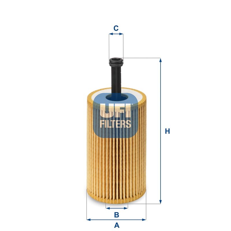 Bild von UFI 25.032.00 Ölfilter Motorölfilter, Filter für Öl Filtereinsatz PEUGEOT: 206 SW, 206 Hatchback, Partner I Combispace, CITROËN: Xsara Picasso