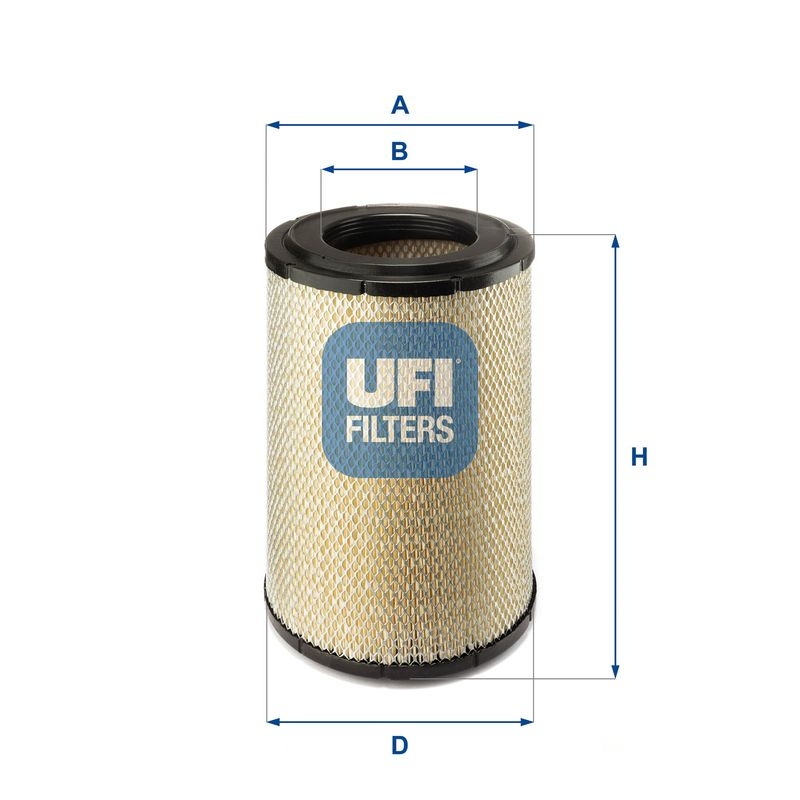 Bild von UFI 27.A42.00 Luftfilter Motorluftfilter, Filter für Luft 341, 341,0 232, 232