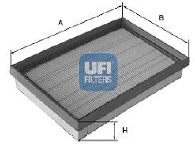 Bild von UFI 53.004.00 Innenraumfilter Filter, Innenraumluft, Pollenfilter, Mikrofilter Partikelfilter 268 191 29,5
