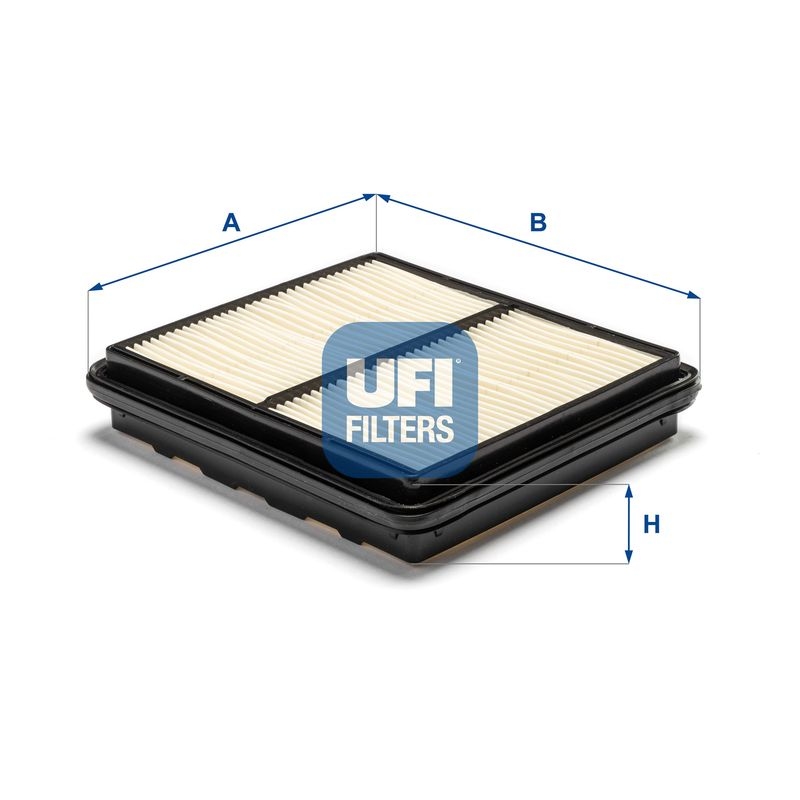 Bild von UFI 30.235.00 Luftfilter Motorluftfilter, Filter für Luft 43 185 207,5 Filtereinsatz HONDA: CIVIC 6 Hatchback
